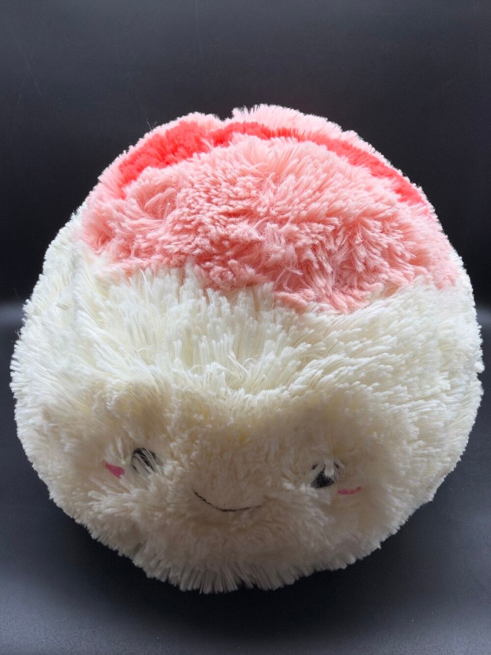 Squishable Comfort Food Shrimp Sushi Plush 18 Inch Nigiri Pink White 2018